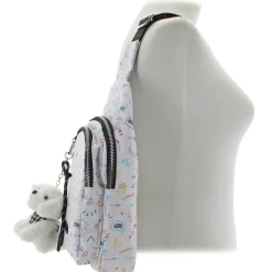Aeropostale Alexa Sling With Plush Dog Bag Clip