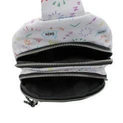 Aeropostale Alexa Sling With Plush Dog Bag Clip