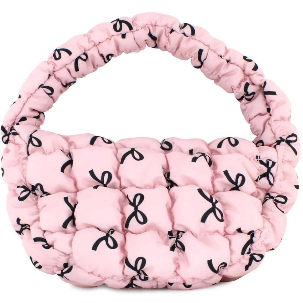 a little obsessed Bow Puffy Bag With Keychain
