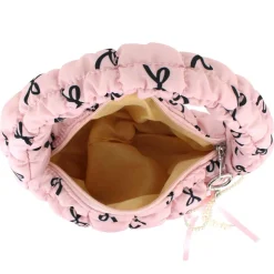a little obsessed Bow Puffy Bag With Keychain