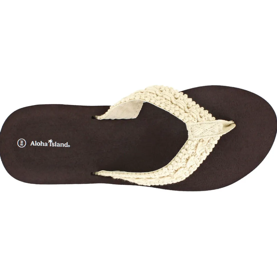 Aloha Island Bondi Woven Thong Sandal