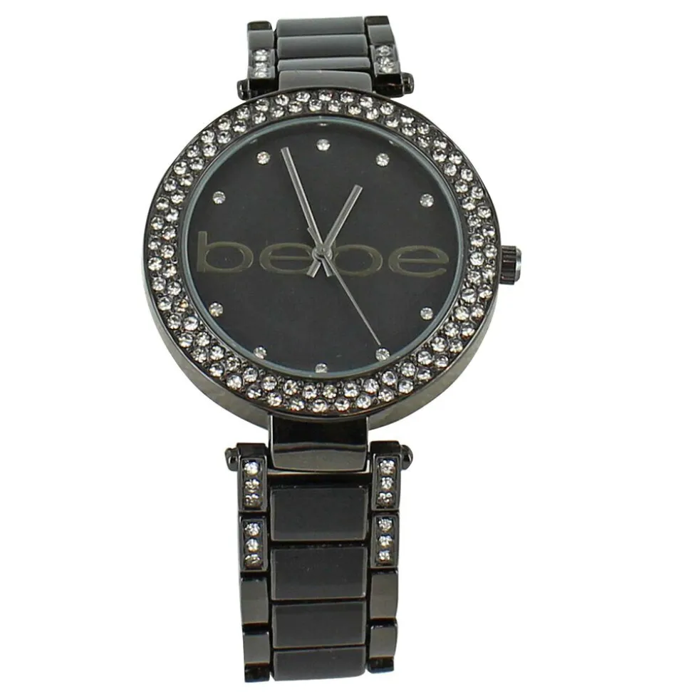 bebe Faux-Diamond Watch And Bangle Set