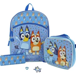 Bluey 5-Piece Backpack Set