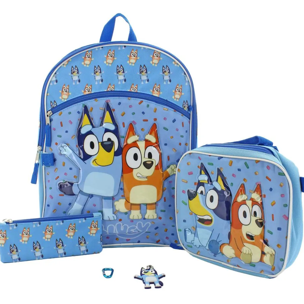 Bluey 5-Piece Backpack Set