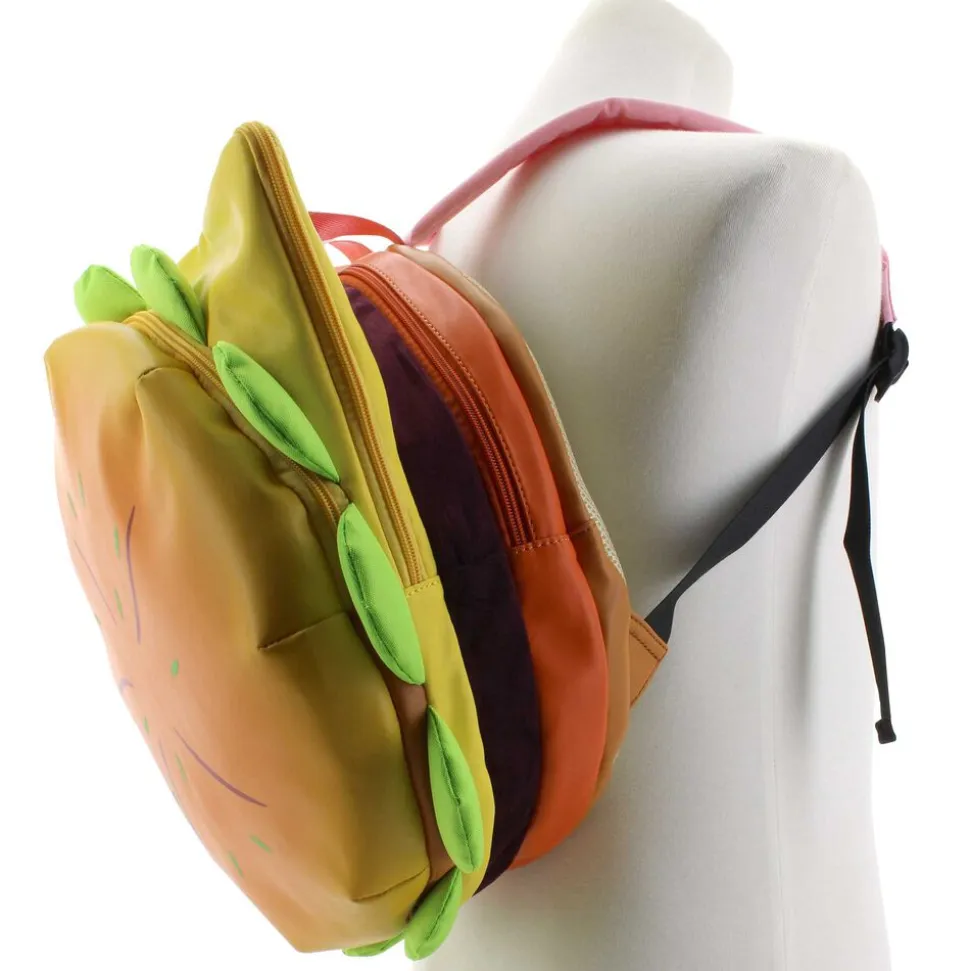 Blush Kiss Burger Backpack