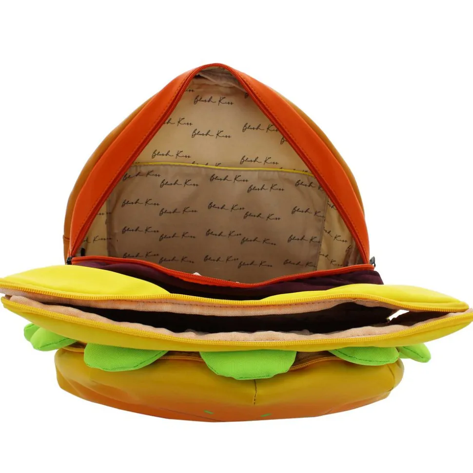 Blush Kiss Burger Backpack