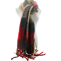 Couture Gems Olblong Plaid Scarf