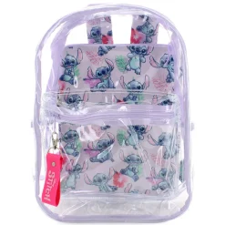 Disney Stitch Clear Backpack With Laptop Sleeve