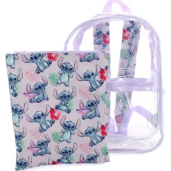 Disney Stitch Clear Backpack With Laptop Sleeve