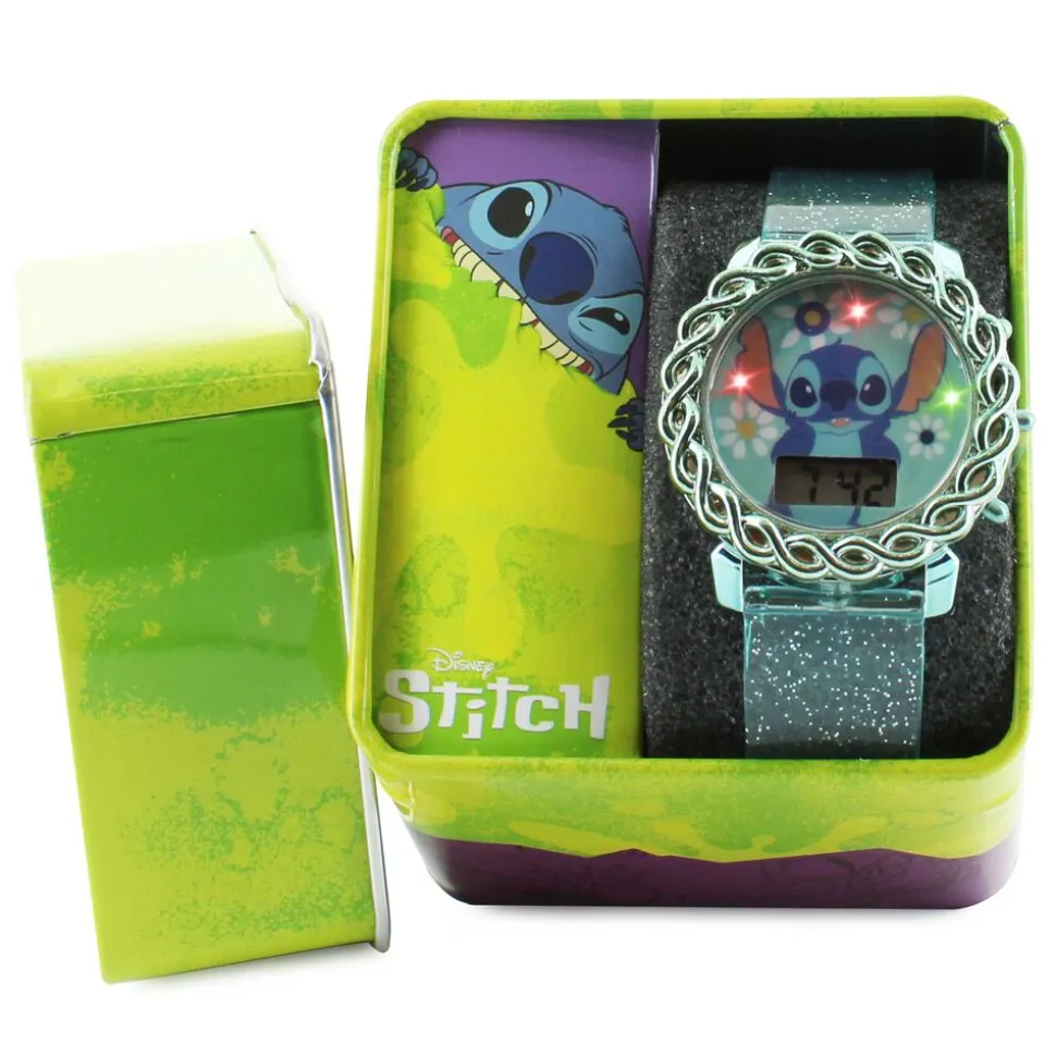 Disney Stitch Digital Watch With Flashing Lights