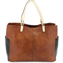 DS Bags Bruce Color-Block Satchel