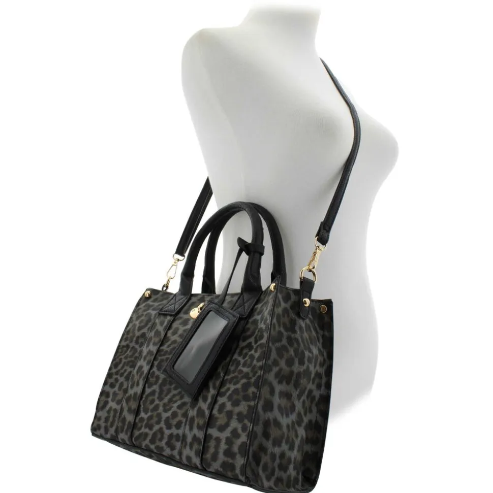 DS Bags Leopard-Print Martha Tote