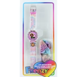 Frenzy Donut LCD Watch & Hair Scrunchie