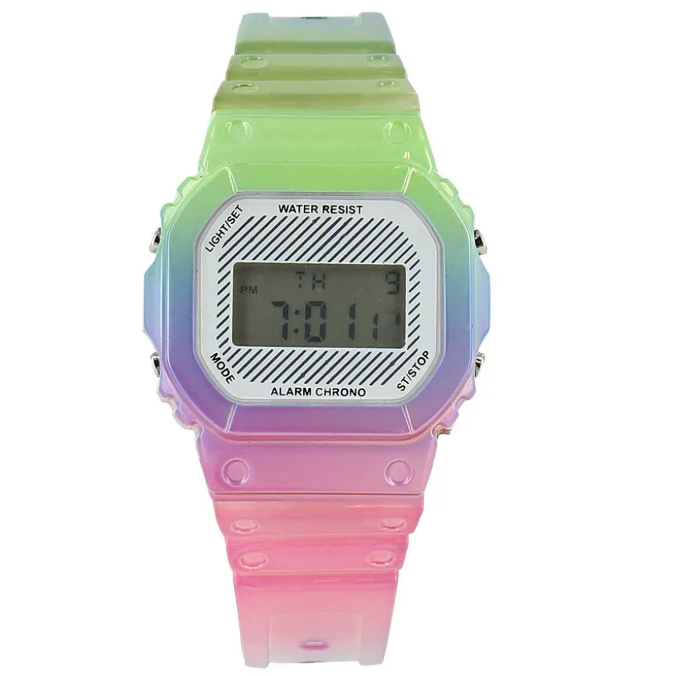 Frenzy LCD Watch And Bracelet Set