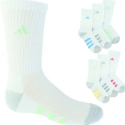 Girls' adidas Cushioned Crew 6-Pair Pack