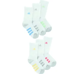 Girls' adidas Cushioned Crew 6-Pair Pack
