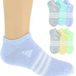 Girls' adidas SUPERLITE No-Show 6-Pair Pack
