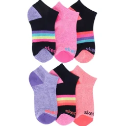 Girls' Skechers Low-Cut 6-Pair Pack