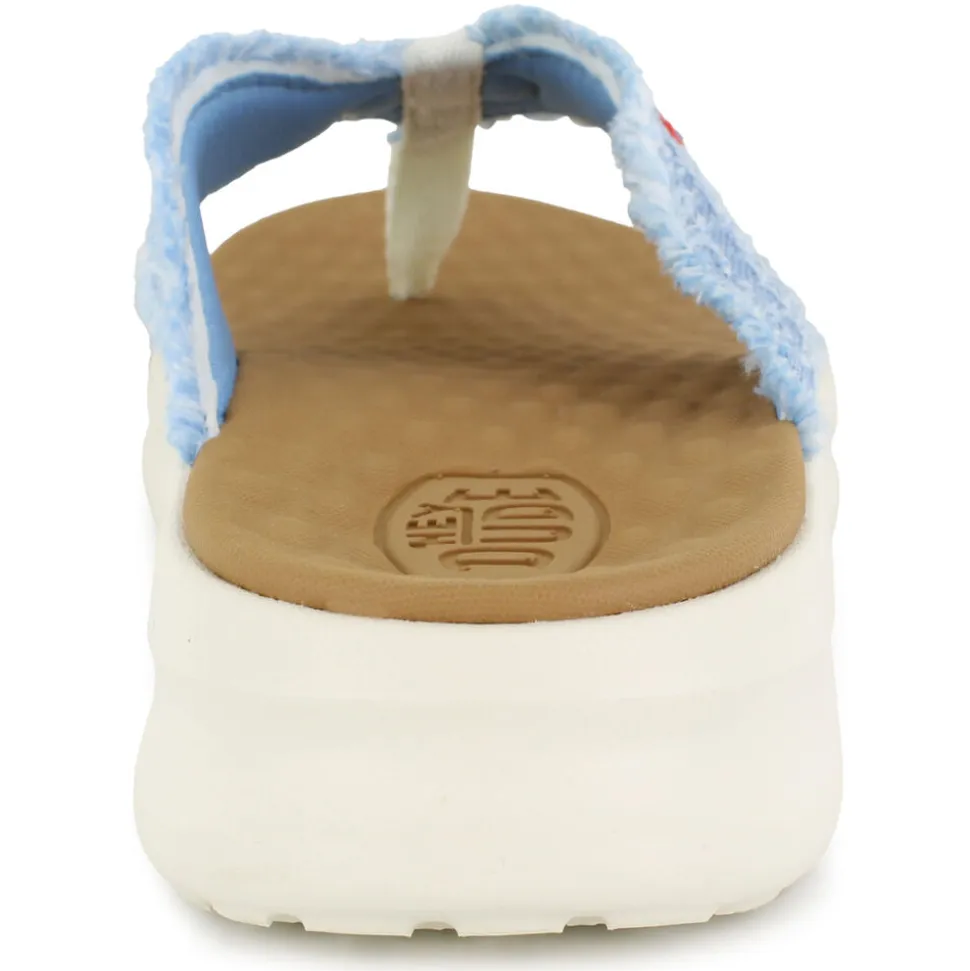 HEYDUDE Tide Flip Denim Stars