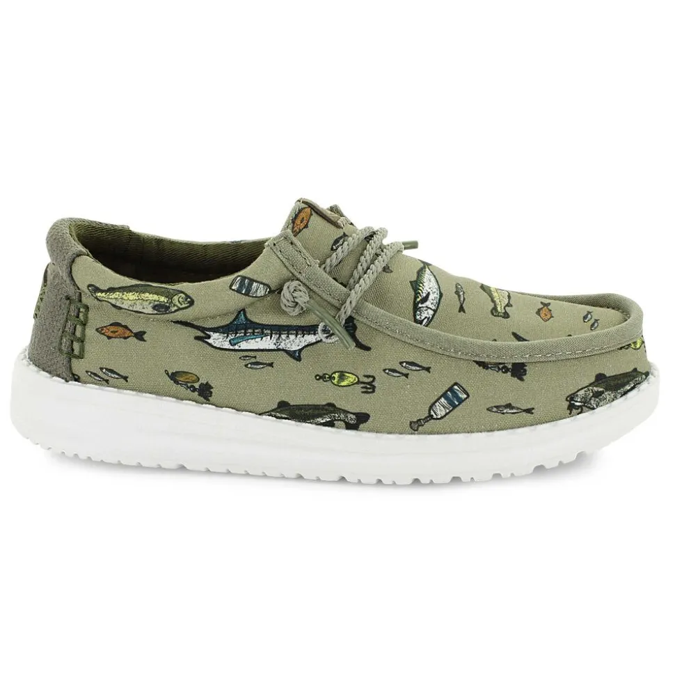 HEYDUDE Wally Youth Marlin
