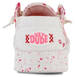 HEYDUDE Wendy Toddler Watercolor Hearts