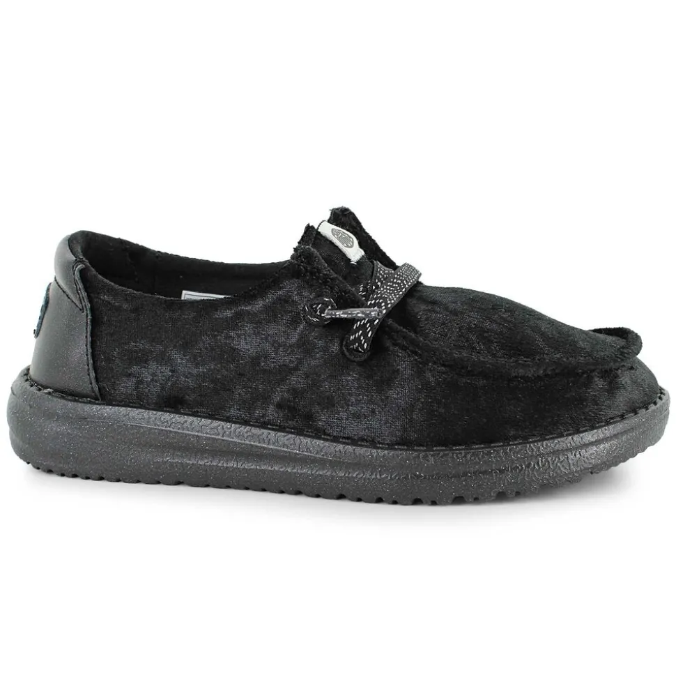 HEYDUDE Wendy Youth Crushed Velvet