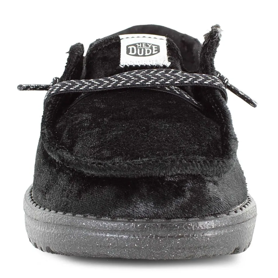 HEYDUDE Wendy Youth Crushed Velvet