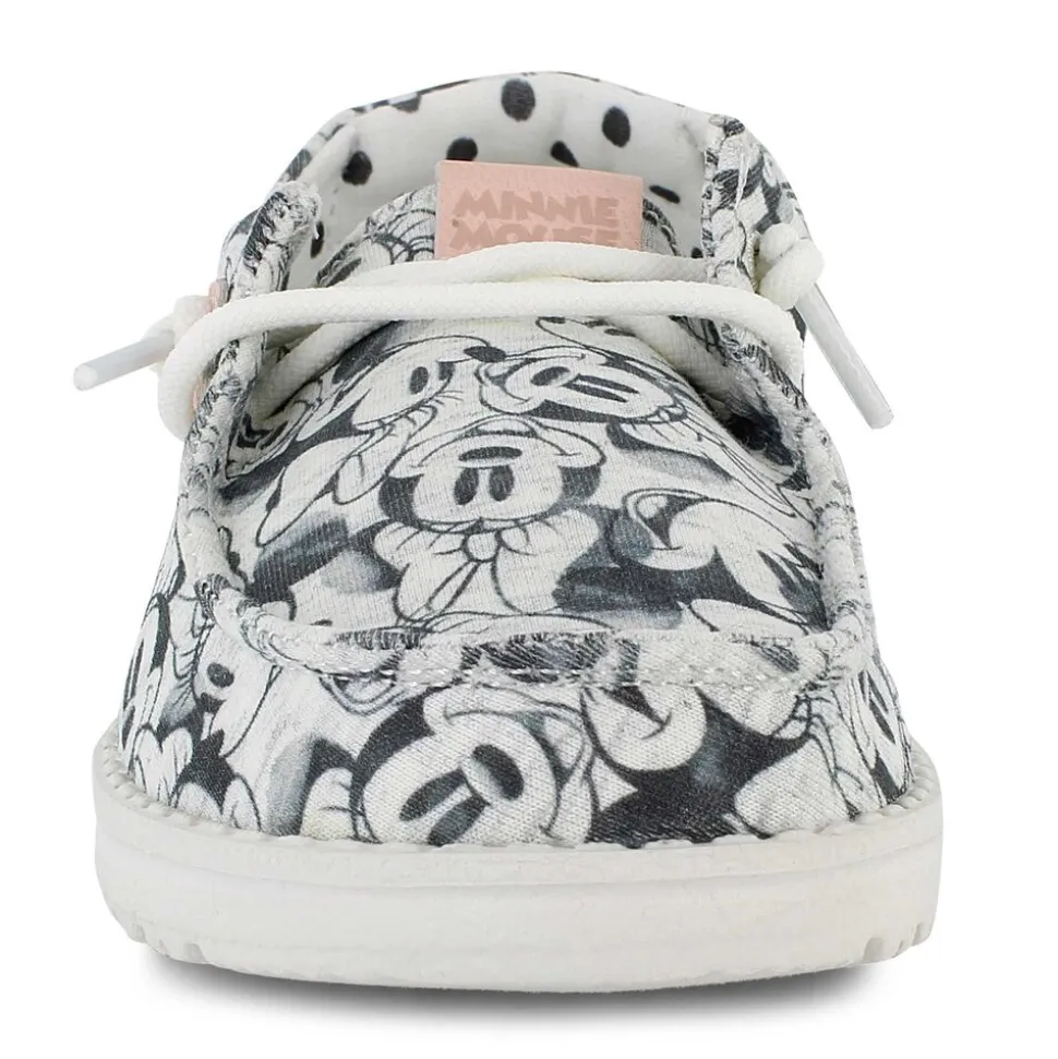 HEYDUDE Wendy Youth Disney Minnie Mouse Print