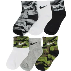 Infant Boys' Nike Camo Crew 6-Pair Pack