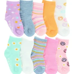 Infants' Capelli Emoji Smiley Gripper 10 For $10
