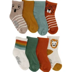 Infants' Capelli Safari Crew 8-Pair Pack