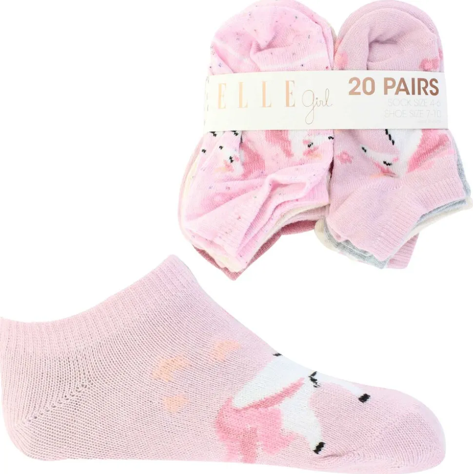 Infants' Elle Girl No-Show 20 Pair For $10