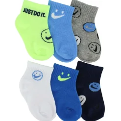 Infants' Nike Smiley Lightweight Ankle 6-Pair Pack