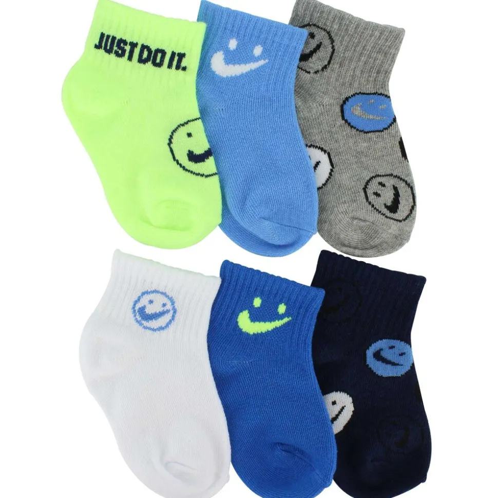 Infants' Nike Smiley Lightweight Ankle 6-Pair Pack