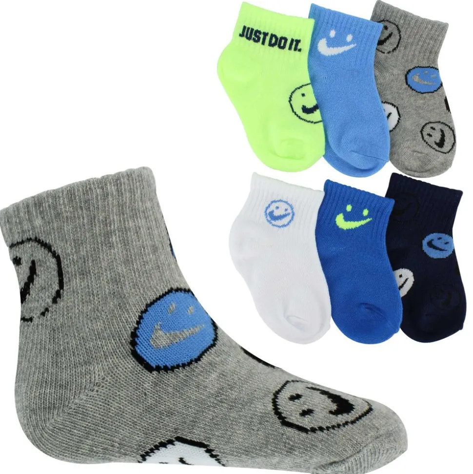 Infants' Nike Smiley Lightweight Ankle 6-Pair Pack