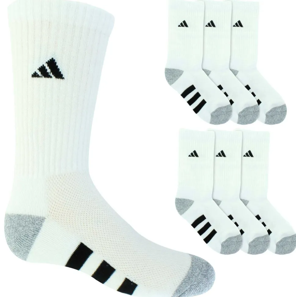 Kids' adidas Cushioned Crew 6-Pair Pack