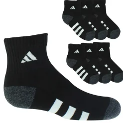 Kids' adidas Cushioned Quarter 6-Pair Pack