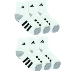 Kids' adidas Cushioned Quarter 6-Pair Pack