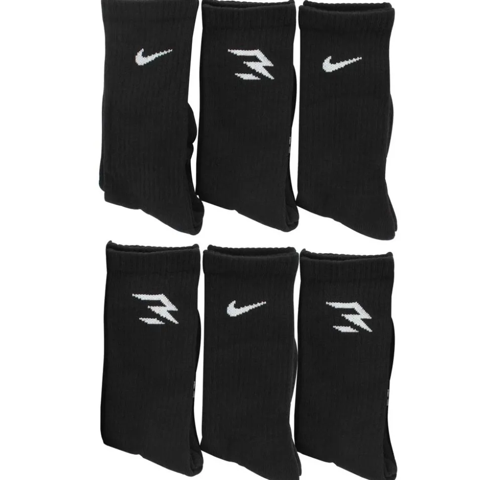 Kids' Nike 3Brand By Russell Wilson Crew 6 Pairs