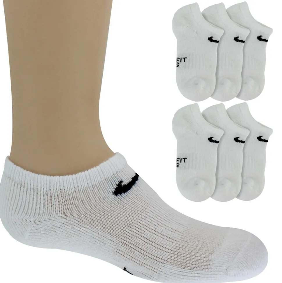 Kids' Nike Cushioned No-Show 6-Pair Pack