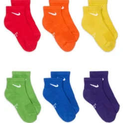 Kids' Nike Everyday Cushioned Ankle 6-Pair Pack