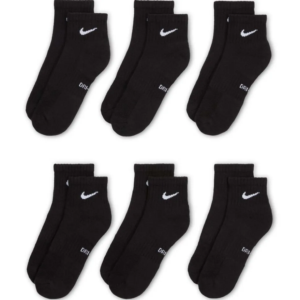 Kids' Nike Everyday Cushioned Ankle 6-Pair Pack