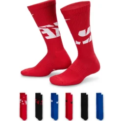 Kids' Nike Everyday Cushioned Crew 6-Pair Pack