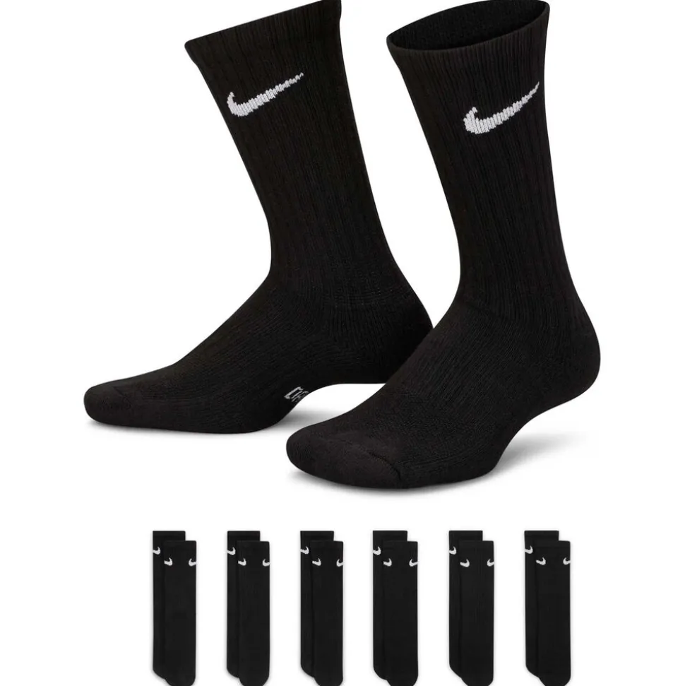 Kids' Nike Everyday Cushioned Crew 6-Pair Pack