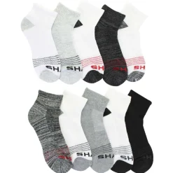 Kids' Shaq Cushioned Wavy-Line Quarter 10 For $10