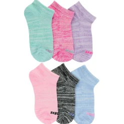 Kids' Skechers Super Soft Low-Cut 6-Pair Pack