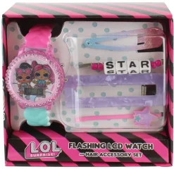 L.O.L. Surprise! Flashing Watch And Hair Clip Set