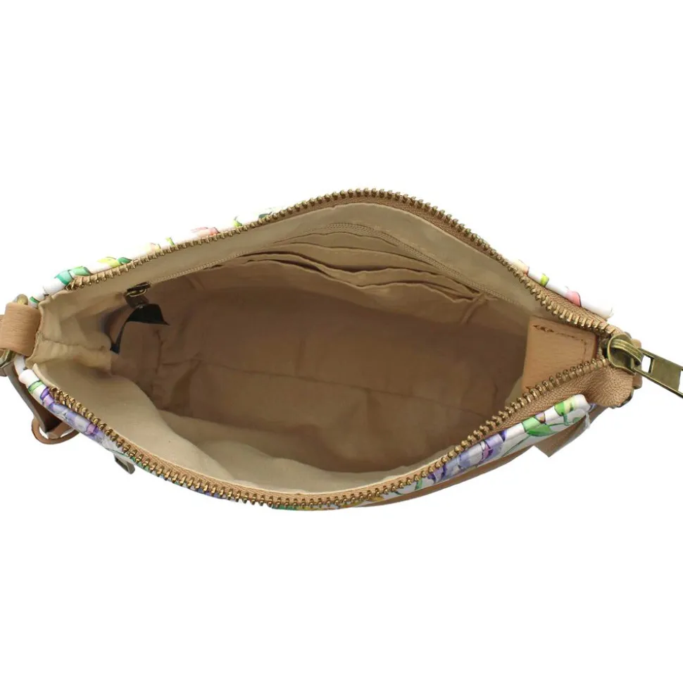 Marbella Carina North/South Floral-Print Crossbody