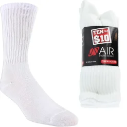Men's Air Sports World Crew 10 For $10