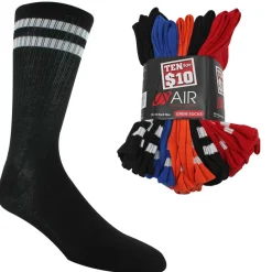 Men's Air Sports World Tube Sock 10 For $10